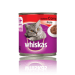 Ra&ccedil;&atilde;o para gatos WHISKAS 1+ CARNE AO MOLHO - 290G