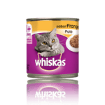 Ra&ccedil;&atilde;o para gatos WHISKAS 1+ PATE FRANGO - 290G