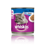 Ra&ccedil;&atilde;o para gatos WHISKAS 1+ PATE PEIXE - 290G
