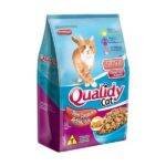 Ra&ccedil;&atilde;o para gatos QUALIDY CAT ADULTO CARNE/NUGGETS - 500G
